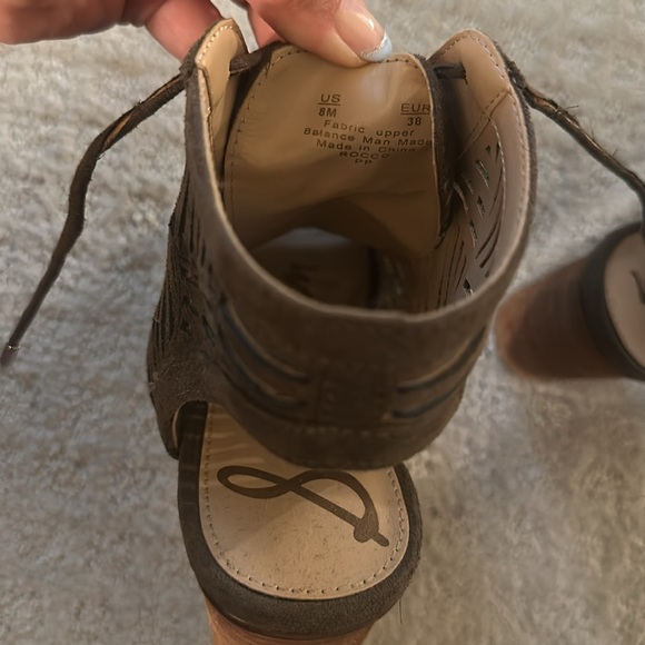 SAM EDELMAN Olive green heels - Picture 4 of 4